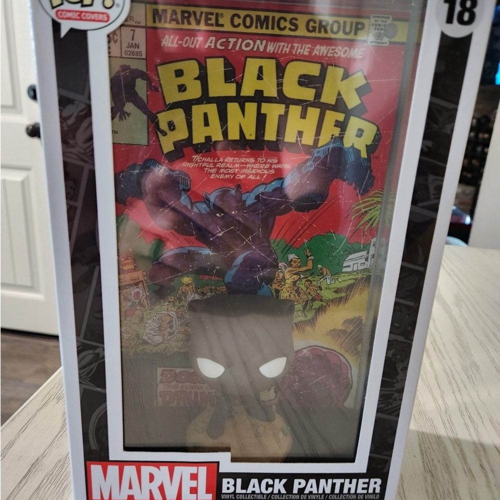 #18 Black Panther Comic Cover Funko Pop